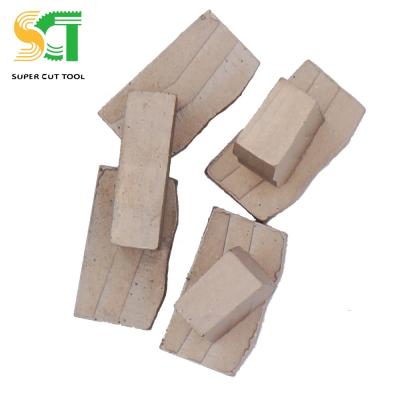 China High Efficiency 24mm 40mm SCT M-shape Diamond Segments For Granite for sale