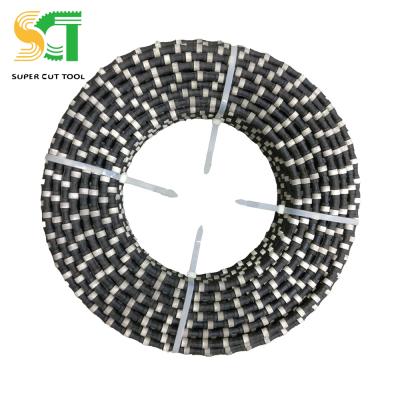 China 10.5/11mm SCT Diamond Wire Saw For Cutting High Speed ​​Reinforced Concrete for sale