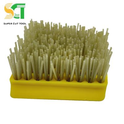 China High Efficiency And Long Life Class A Frankfurt Abrasive Steel Brush For Granite And Marble For Hand Held Polishing Machine for sale