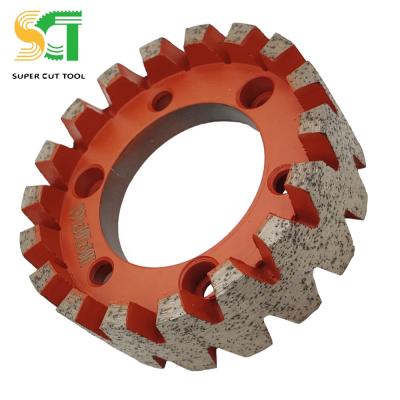 China Stone Slab Processing High Quality SCT Diamond Tools Diamond CNC Uprooting Wheel for sale