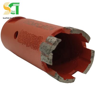 China Grantie& marble& concrete& ceramic tile& wet/dry top roof etc. Diamond Drill Bit For Stone Hardness Glass For Basalt Slate Drilling for sale