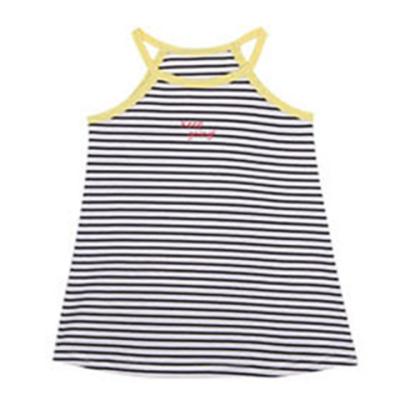 China New Halter Shoulder Cotton Nightgown Summer Children Clothing Breathable And Sweat-absorbent Comfy Dress Washable for sale