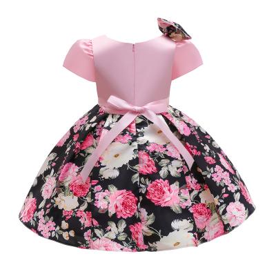 China Latest Regular Customization Style Kids Ball Gown Baby Bridesmaid Dresses Wedding Wear Elegant Dress for sale