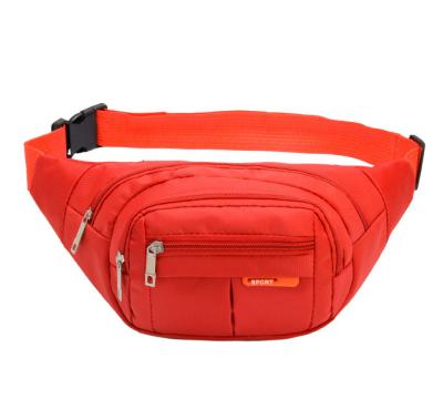 China Waterproof Sports Fanny Pack Waist Bag Designer Korean Style Polyester Waist Bag Chest Bag For Men for sale