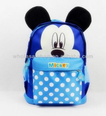 China 2014 Wholesale Kids Mickey Mouse School Bag Cartoon Pupil Backpack Bag for sale