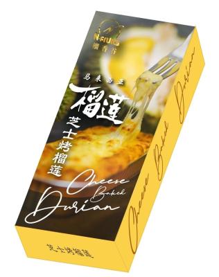 China Healthy FROZEN No Artificial Flavors Sweet Cheese Baked Durian Fruit Flavor Snack for sale