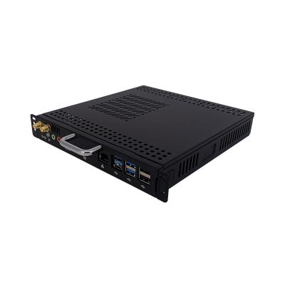 China High Quality 7th Quad Core H310C 12V-19V DC I3 7100 I5 7400 I7 7700 Recessed Ops Computer For Desktop Electronic Whiteboard 195x180x42mm/180mm*195mm*30mm for sale