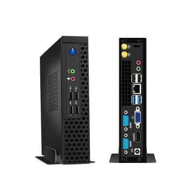 China For Business Wholesale Industrial Gigabit Embedded Desktop Computer Core I3 4000M 4100M I5 I7 Rs232 Com Rj45 Lan Linux Mini Pcs for sale