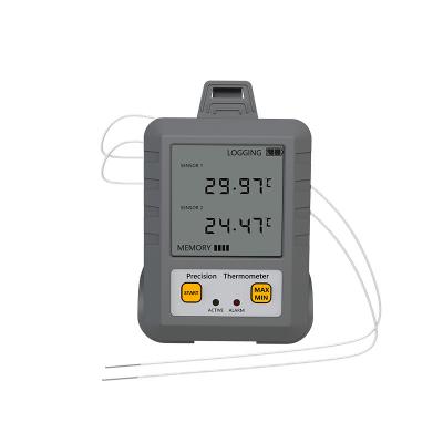 China Control High Precision K-Type -270-1372 Degree Electronic Digital Dual Channel Temperature Testing for sale