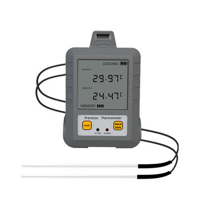 China High Precision 2 Channel Industrial Thermistor Thermometer for Temperature Measuring for sale