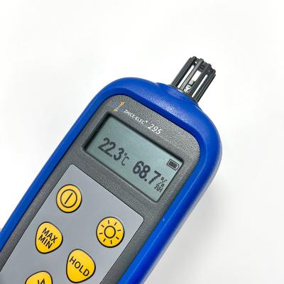 China 206g Max Mini Multi Depth Soil Moisture Temperature Hygrometer Meter for Dual Testing for sale