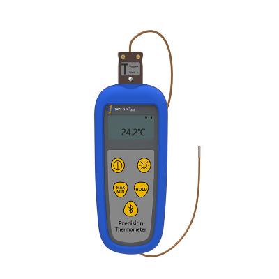 China Convenient LCD Digital Bluetooth Handheld T Type Thermocouple Thermometer with Sensor for sale