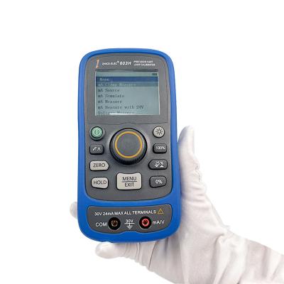 China 4-20mA 24V Power Handheld Multifunction Test Calibration Loop Calibrator with HART à venda