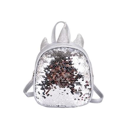 China Cute Fashion Waterproof Kids School Bags Sequin Unicorn Cartoon Backpack School Bags For Girls for sale