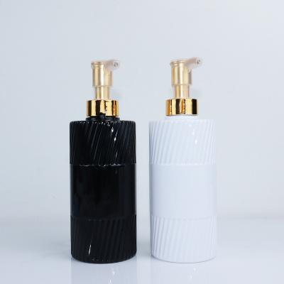 China Hair Conditioner Shampoo Cosmetic Packaging 500ml 750ml Empty Plastic Plastic Bottle With Caviar Shampoo for sale