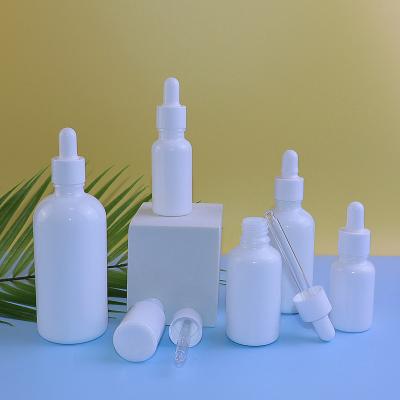 China New Luxury Cosmetic Packaging Jar Cream Container Glass Bottles 10ml 20ml 30ml and Lotion Pump for sale