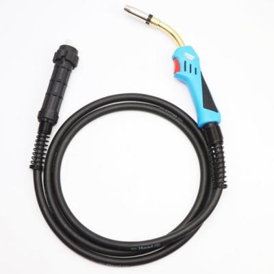 China Industrial Equipment Gas Cutting Gun Binzel Type 501D Water Cooled MIG Torch With Euro Connector for sale