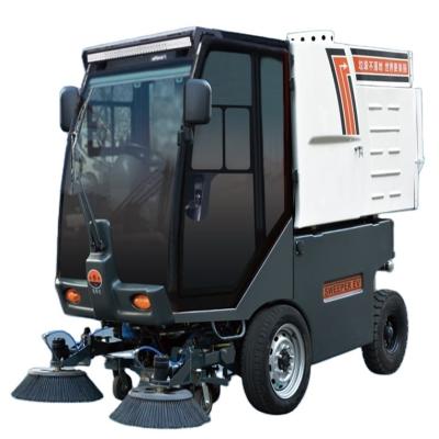 China Hotels Ride On Road Walk Behind Sweep Mini Tractor Mounted Road Cleaning Truck Sweeper For Sale for sale