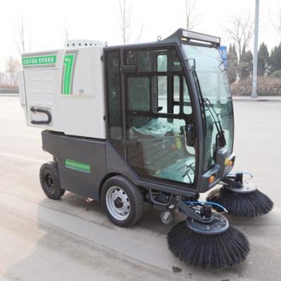 China Hotels Parking Lot Sweeper Robot Vacuum Push Dust Sweeper Road Cleaning Machine for sale