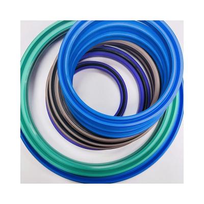 China PU Factory Direct Sales Customized Round Seal Blue And Green PU IDI/ISI Rod Oil Seal for sale