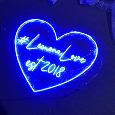 China Led buildings flex wedding signage neon light bar club party mr and mrs marry me custom neon letters wedding sign for sale