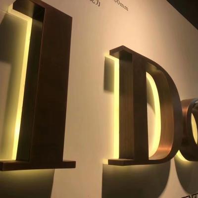 China Buildings Acrylic Led Alphabet Sign Customized Adversting Used Led Light Up Electronic Signs Sign Advertising Sign for sale