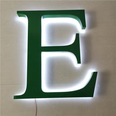 China 3D Buildings Metal LED Letters Waterproof Signage Outdoor Backlit Channel Letters Making Led Advertising Sign for sale