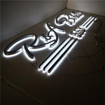 China Buildings Store Company Brand LOGO Waterproof 3D Letter Signs Frontlit Indoor Outdoor Signage Led Sign for sale