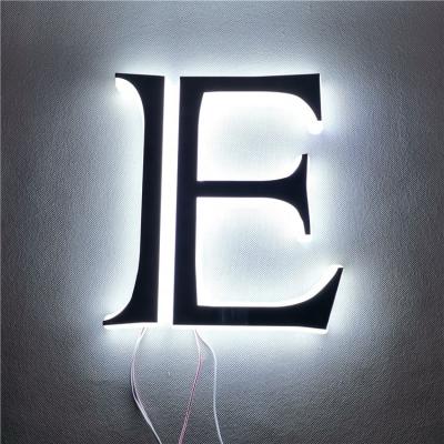 China New buildings design waterproof 3d acrylic letter led channel letter led backlit sign for sale