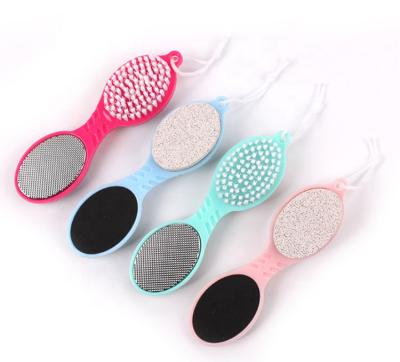 China Pedicure Care Foot Scrapers Pedicure Pumice Stone Brush Foot File Main Double for sale