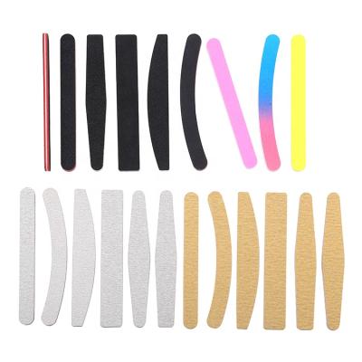 China EMERY Professional Customized Logo High Quality Emery Nail File Zebra Nail Folder Rectangle Nail File for sale