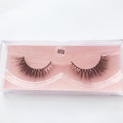 China 1Pair Shiny 5D Mink Eyelashes Long Lasting Mink Lashes 3D M56 False Thick Natural Dramatic Eyelashes Extension Volume The Long for sale