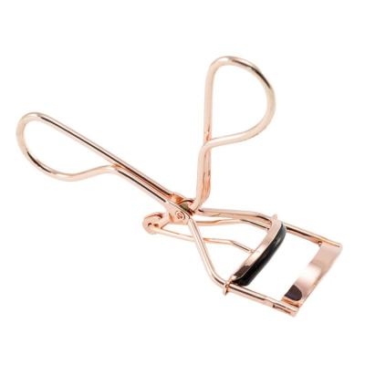 China Professional Rose Gold Eyelash Curler False Eyelash Extension Eyelashes Curving Metal Accessories Beauty Makeup Tools For Women for sale