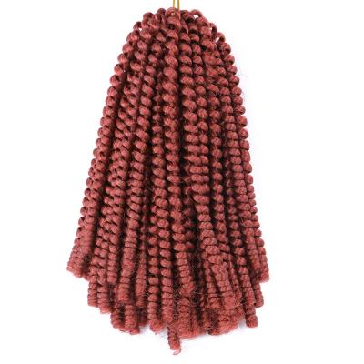 China Silver Gray Red /snow /purple/350 Synthetic Fiber Hair 14inch High Temperature Spring Twist Afro Hair Silver Gray White Crochet Braids Synthetic Braiding Hair for sale