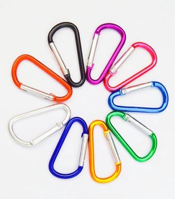 China Camping Manufacturers Supply Knob Carabiner AlloyDType Aluminum AlloyDType Buckle Carabiner Climbing Outdoor Climbing Travel Hanging Hook for sale