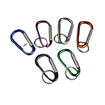 China Outdoor Hiking Camping 4mm Mini Buckle Equipment Ellipse Mountaineering Travel Lightweight Self-Locking Self-Locking Climbing Buckle for sale