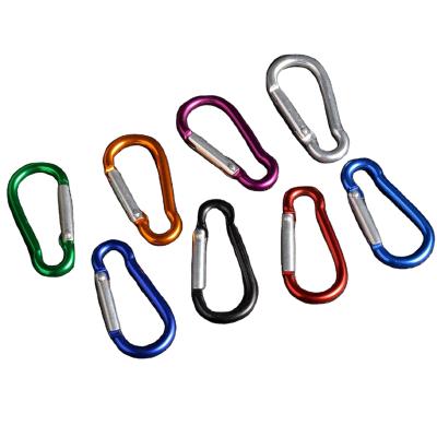 China Industry General Wholesale Wire Promotion Rock Carabiner Carabiner Nap Aluminum Interlocking Multifunctional Key Chain Hooks for sale