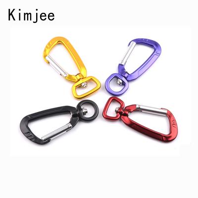 China Retail Industry 7075 Aluminum Carabiner Manufacturer Climbing Rope Dog Leash Spring Door Locking Carabiners Clips for sale