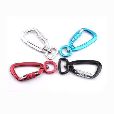 China Retail Industry 4kn Auto Lock Carabiner Aluminum For Dog Leash Climbing for sale