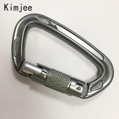 China Retail Industry Carabiner For Climbing Twist Lock 25KN Aluminum Automatic Self Locking Door Security Heavy Duty Carabiners Caribeaner for sale