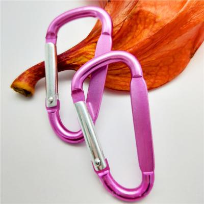 China Retail Industry Multifunctional Small Carabiner Hooks Metal Carabiner Aluminum Matching Camping Key Chain for sale