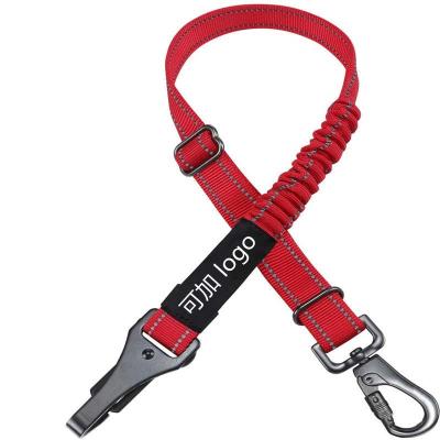 China New Dog Car Retractable Seat Belt Medium Large Dog Viable Reflective Pad For Large Pet Hook Multi-function2One-in-one for sale