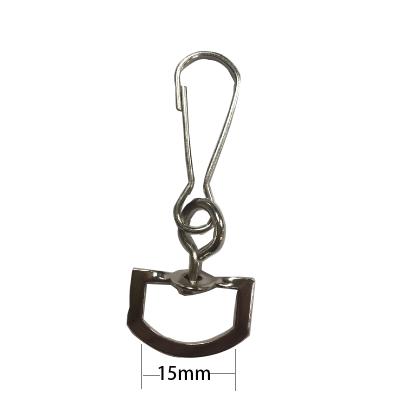 China Retail Industry 15mm Swivel Lanyard Hook Metal Lanyard Hook for sale