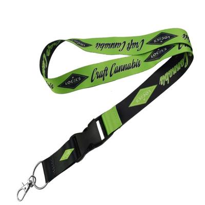 China Promotional Gifts Identification Lanyard Snap Hook Quick Release Detached Lanyard Neck Keychain Strap With Detachable Buckle for sale