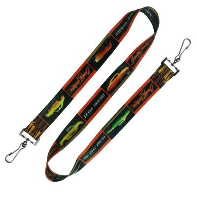 China Promotional Gifts Custom Design Face Lanyard With Snap Double Swivel Hook Printed Lanyards Card for sale