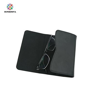 China With Magnet Sublimation Printing Leather Glass Pocket Sunglasses Eyeglass Case for sale