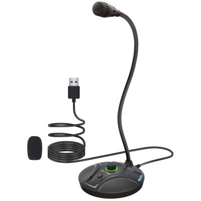 China High Denfinition Gooseneck Microphone 360 ​​Degree Flexible Gooseneck Microphone Visual Microphone For Computer for sale