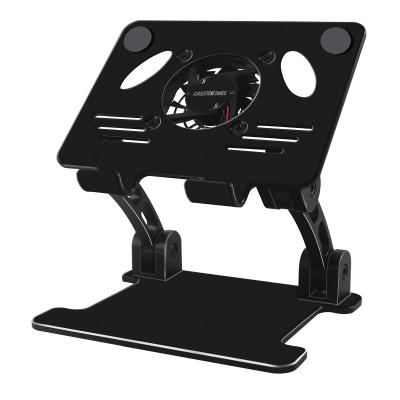 China Wholesale Unique Very Useful High Quality Metal Factory Design Fan Laptop Stand for sale