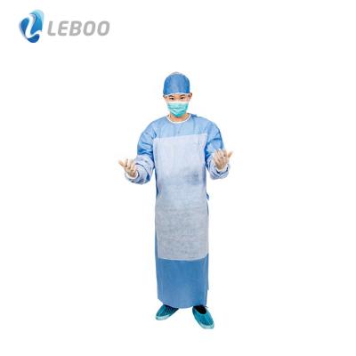 China SMMS Reinforced Breathful Disposable Surgical Gowns for sale