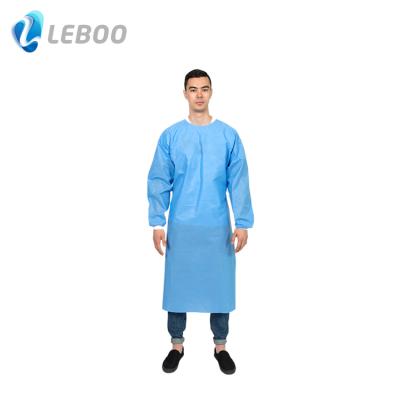 China Breathful Leboo CE ISO AAMI level3 high quality disposable sterile surgical gown XL for hospital for sale